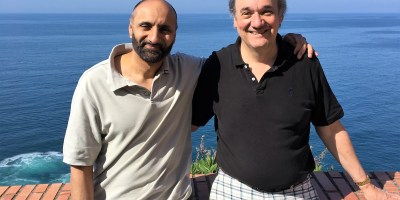Babar Ahmad with his American lawyer Terry Ward